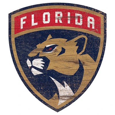 Florida Panthers 24'' x 24'' Distressed Logo Cutout Sign