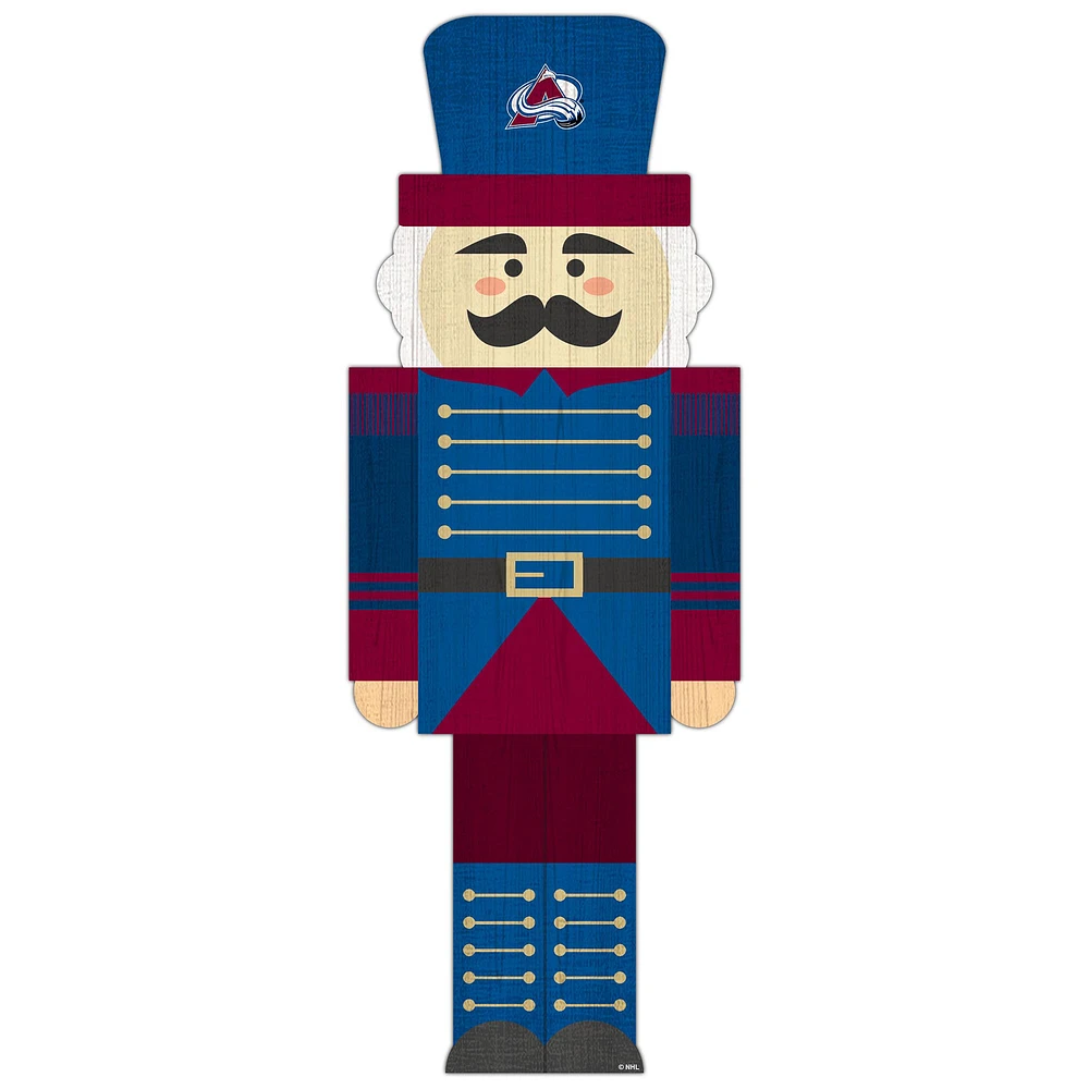 Colorado Avalanche 31'' Nutcracker Leaner