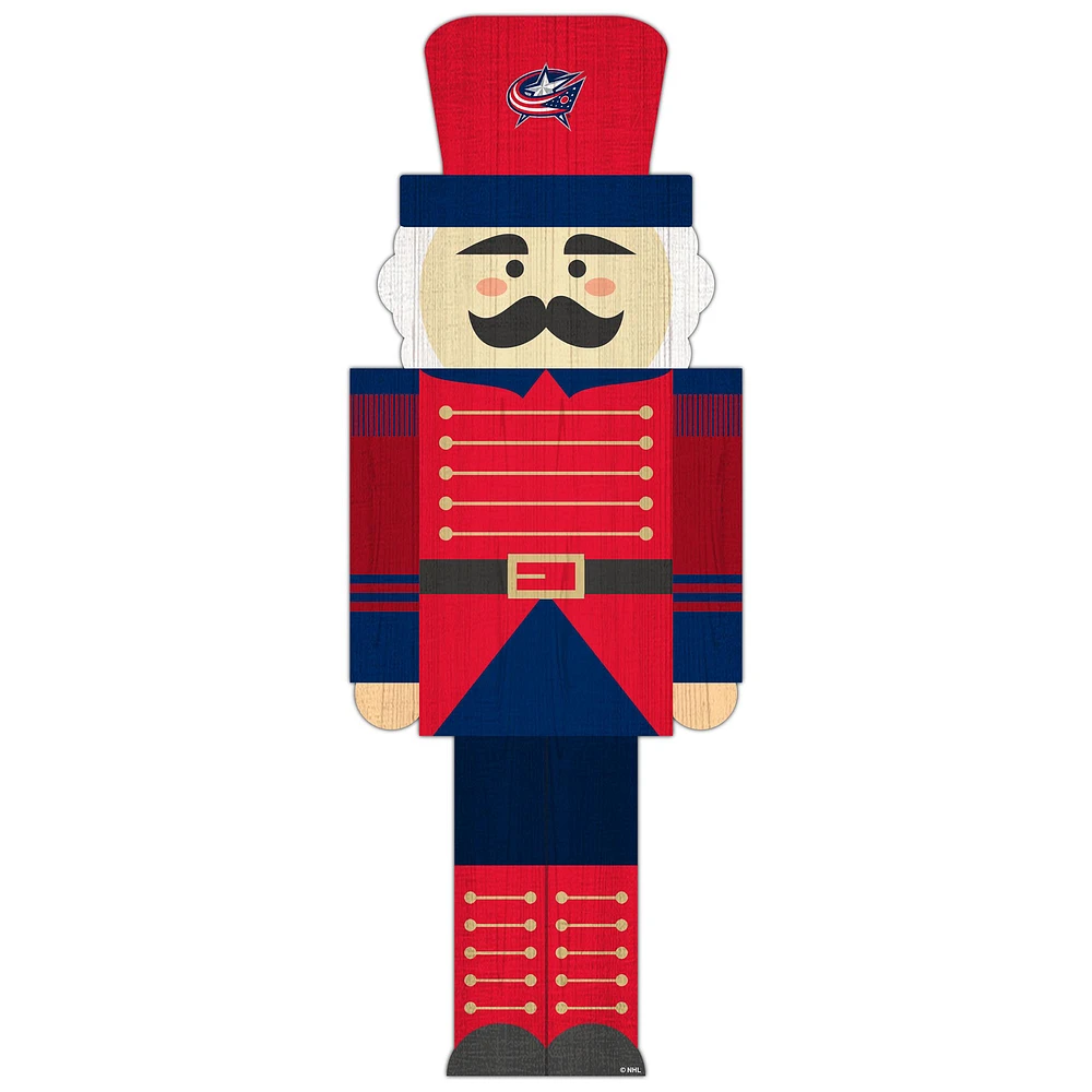 Columbus Blue Jackets 31'' Nutcracker Leaner