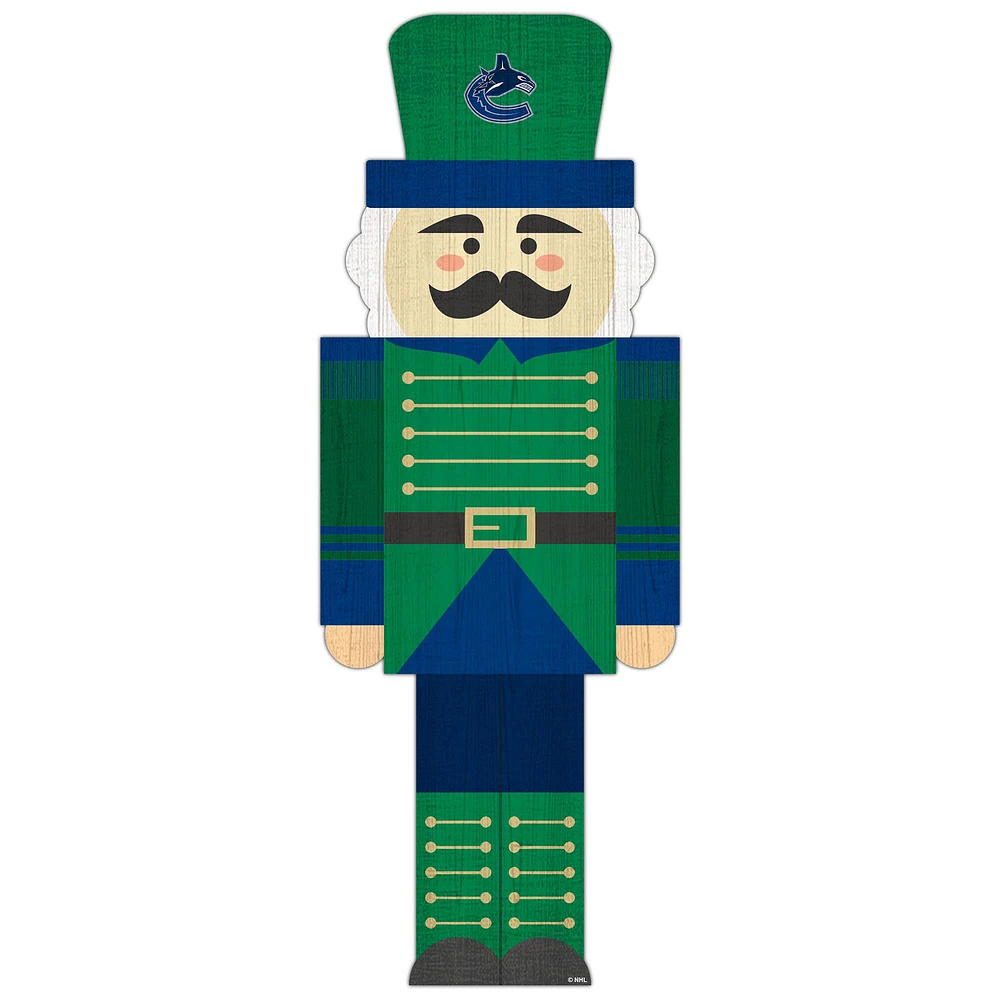 Vancouver Canucks 31'' Nutcracker Leaner