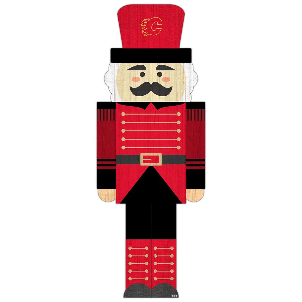 Calgary Flames 31'' Nutcracker Leaner