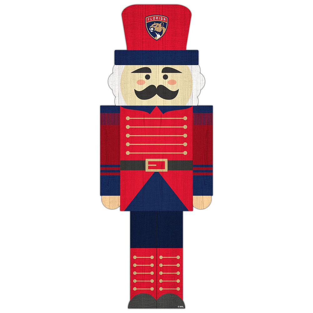 Florida Panthers 31'' Nutcracker Leaner
