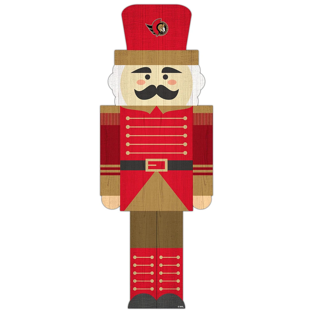 Ottawa Senators 31'' Nutcracker Leaner