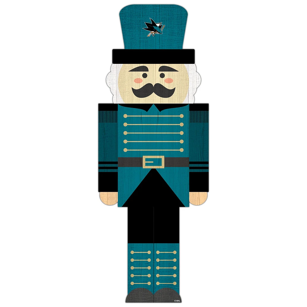 San Jose Sharks 31'' Nutcracker Leaner