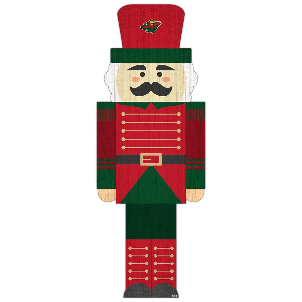 Minnesota Wild 31'' Nutcracker Leaner
