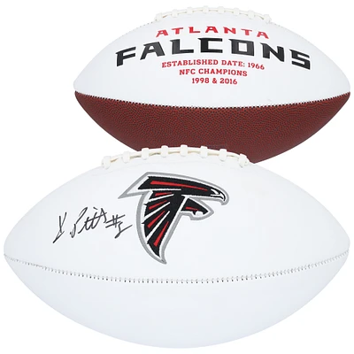 Kyle Pitts Atlanta Falcons Autographed White Panel Football