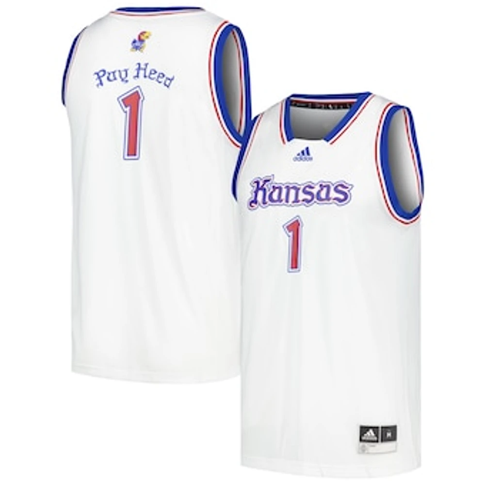 Men's adidas # Kansas Jayhawks Swingman Basketball Jersey
