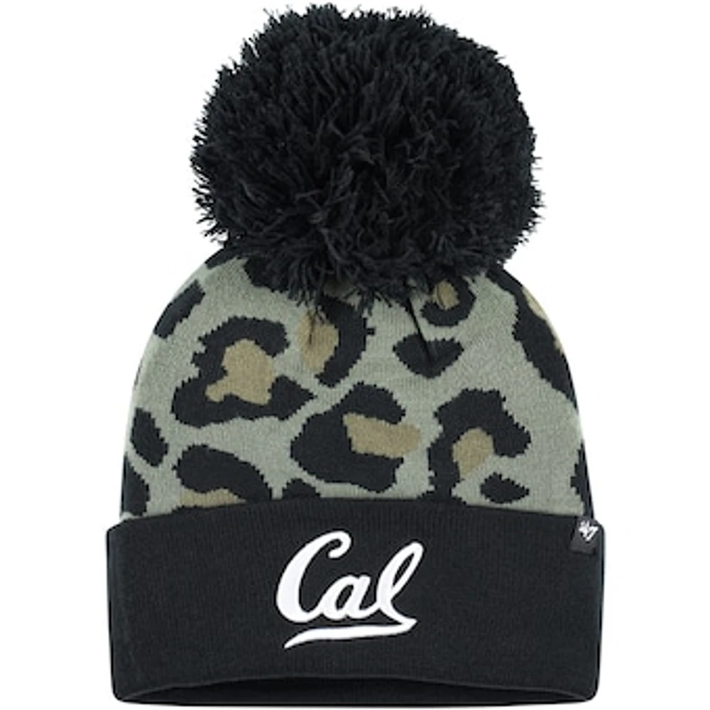 Women's '47 Hunter Green Cal Bears Bagheera Cuffed Knit Hat with Pom