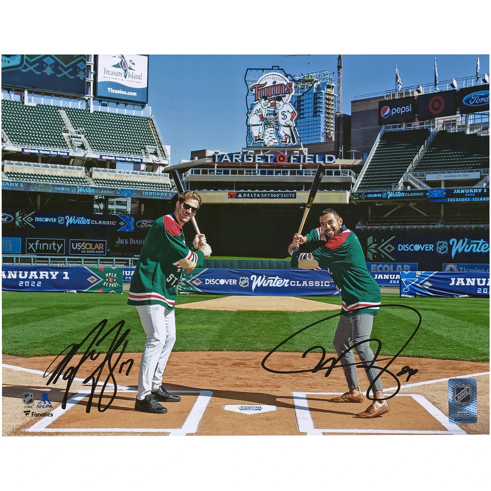 Matt Dumba & Marcus Foligno Minnesota Wild Autographed 11" x 14" Photograph
