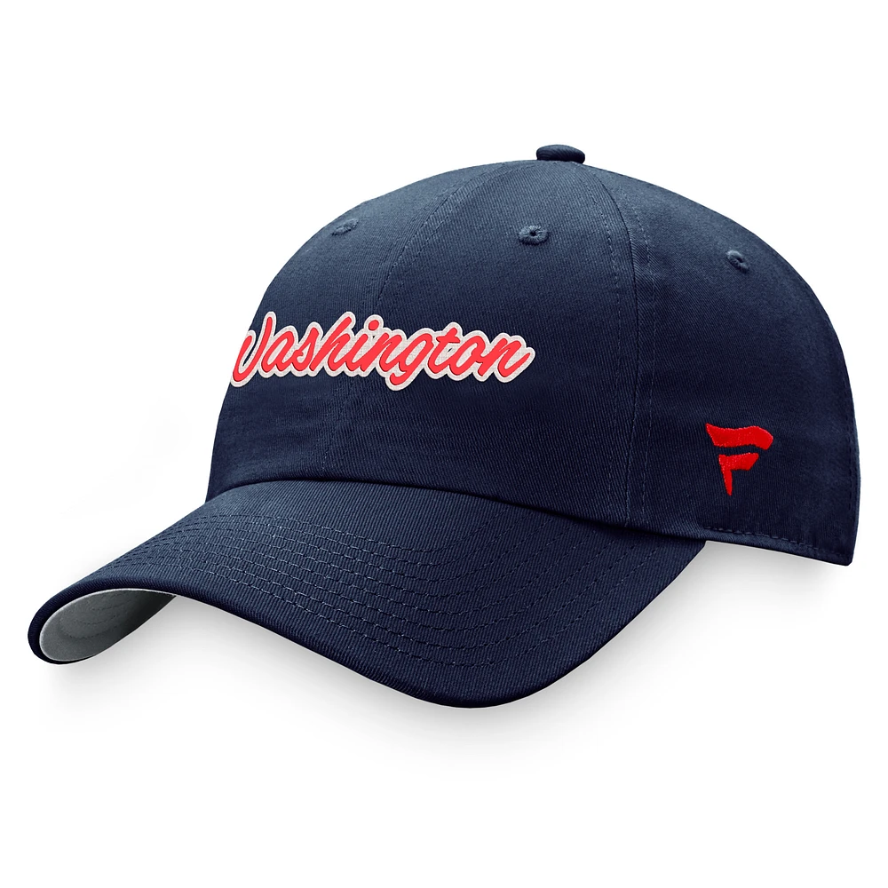 Women's Fanatics Navy Washington Capitals Breakaway Adjustable Hat