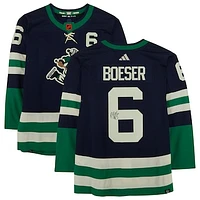 Brock Boeser Vancouver Canucks Autographed 2022-23 Reverse Retro Adidas Authentic Jersey