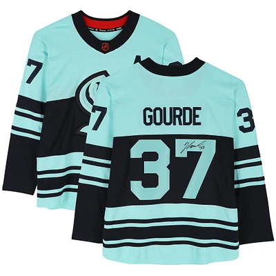 Yanni Gourde Seattle Kraken Autographed 2022-23 Special Edition 2.0 Fanatics Breakaway Jersey