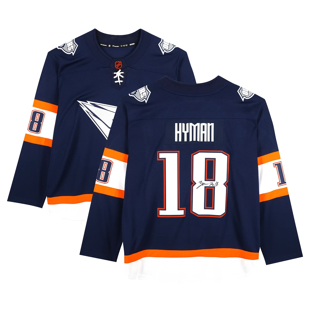 Zach Hyman Edmonton Oilers Autographed Fanatics Authentic 2022-23 Special Edition 2.0 Breakaway Jersey