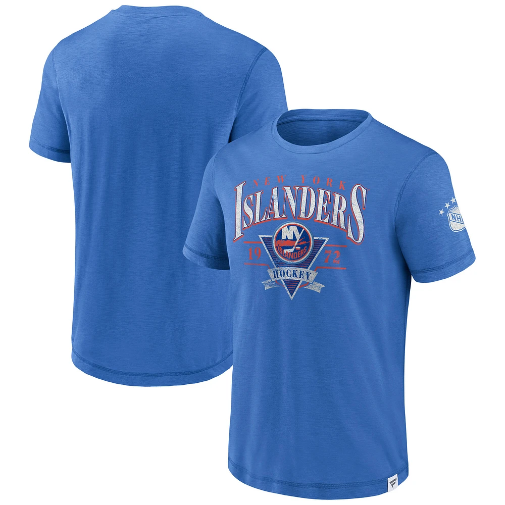 Men's Fanatics Royal New York Islanders Elusive Slub T-Shirt