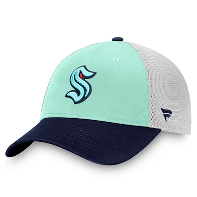 Men's Fanatics Blue Seattle Kraken Special Edition 2.0 Trucker Adjustable Hat