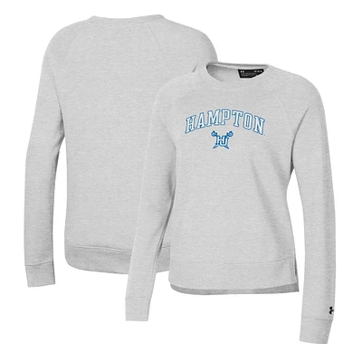Women's Under Armour Gray Hampton Pirates All Day Pullover Sweatshirt