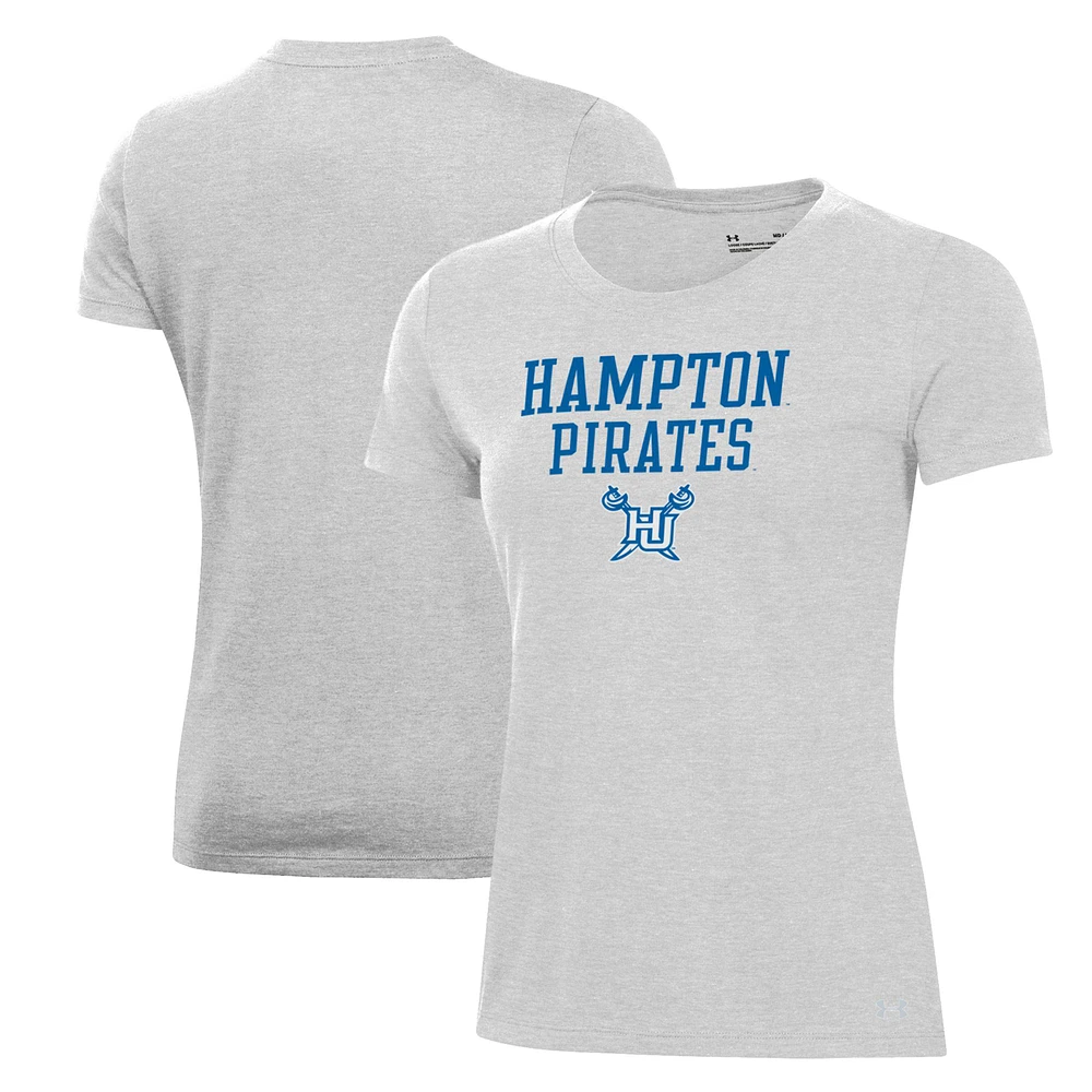 Women's Under Armour Gray Hampton Pirates Performance T-Shirt