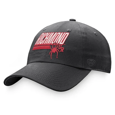 Men's Top of the World Charcoal Richmond Spiders Slice Adjustable Hat