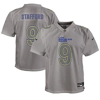 Youth Nike Matthew Stafford Gray Los Angeles Rams Atmosphere Game Jersey