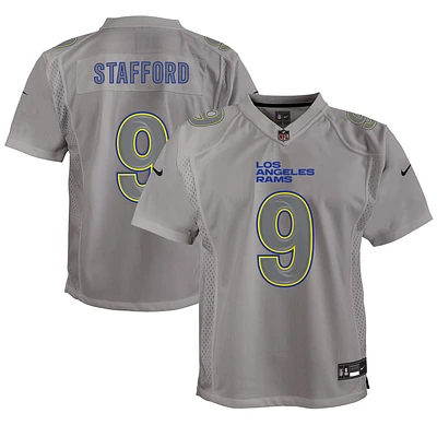 Youth Nike Matthew Stafford Gray Los Angeles Rams Atmosphere Game Jersey