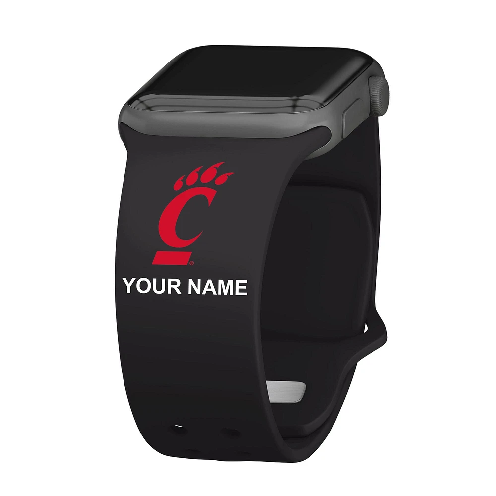 Cincinnati Bearcats Personalized Silicone Apple Watch Band