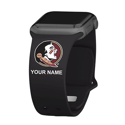 Florida State Seminoles Personalized Silicone Apple Watch Band