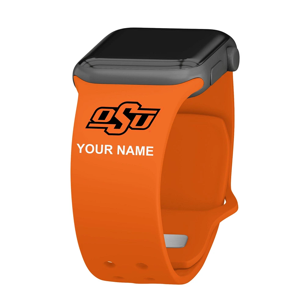 Oklahoma State Cowboys Personalized Silicone Apple Watch Band
