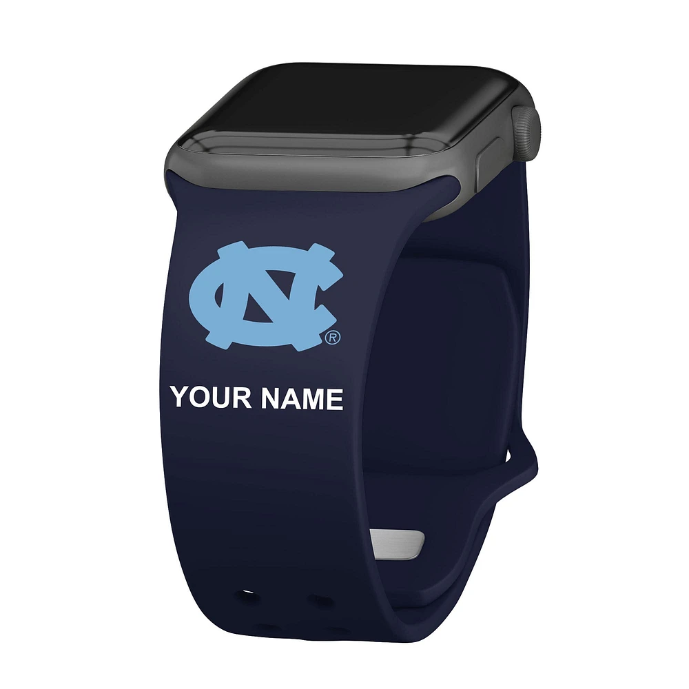 North Carolina Tar Heels Personalized Silicone Apple Watch Band