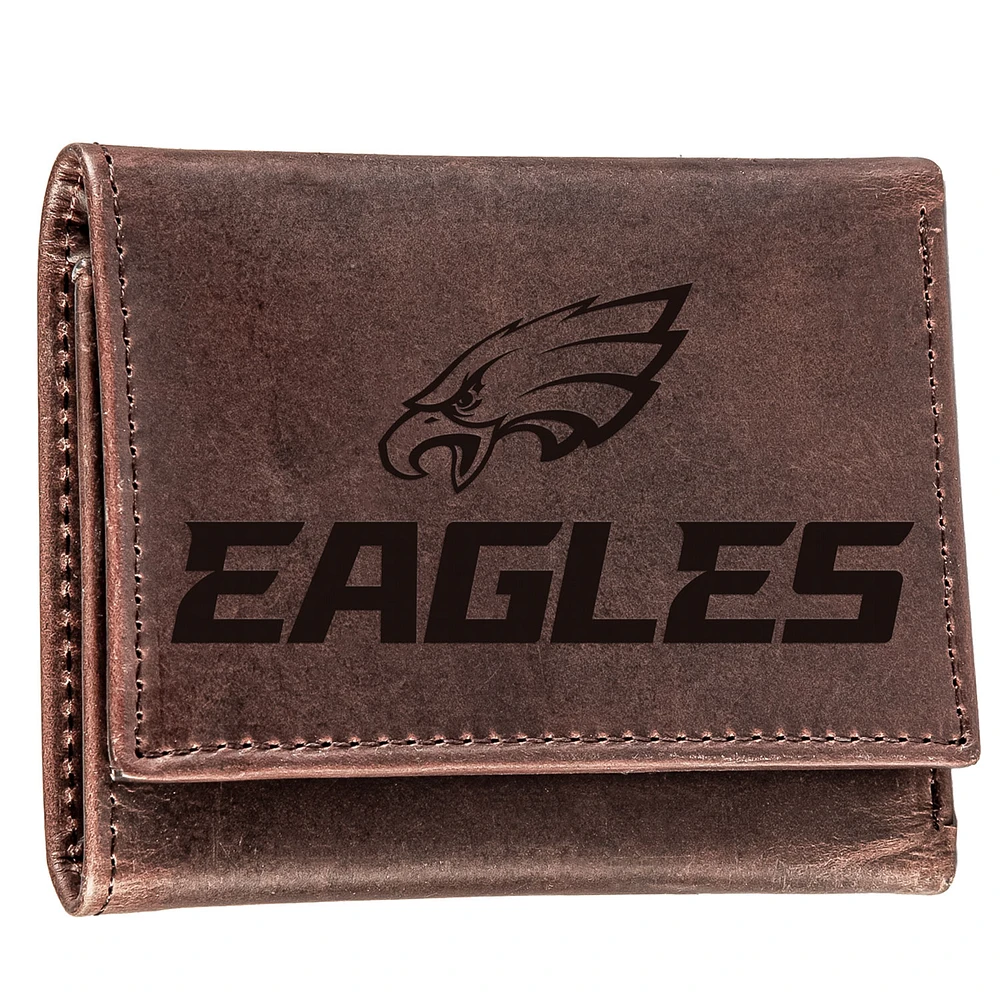 Philadelphia Eagles Leather Team Tri-Fold Wallet