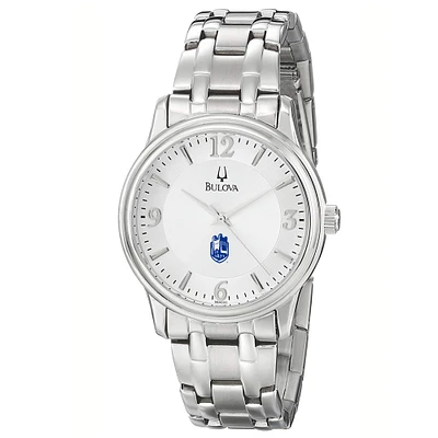 Men's Bulova Silver SUNY Geneseo Knights