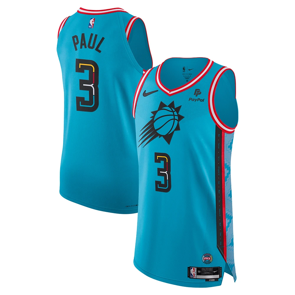 Men's Nike Chris Paul Turquoise Phoenix Suns 2022/23 Authentic Jersey - City Edition