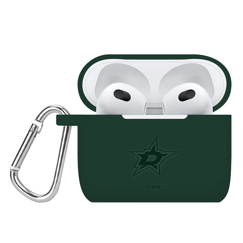 Dallas Stars Debossed Silicone AirPods 3 Case Cover