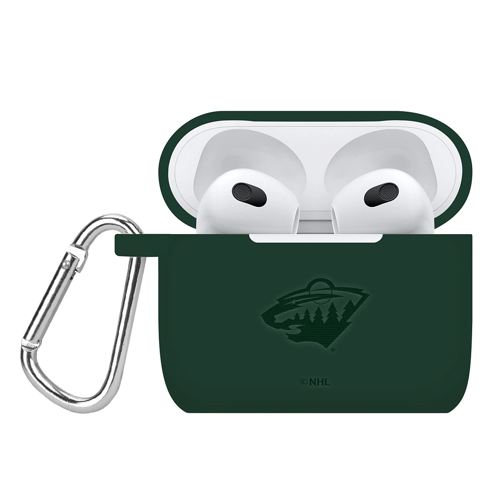 Minnesota Wild Debossed Silicone AirPods 3 Case Cover