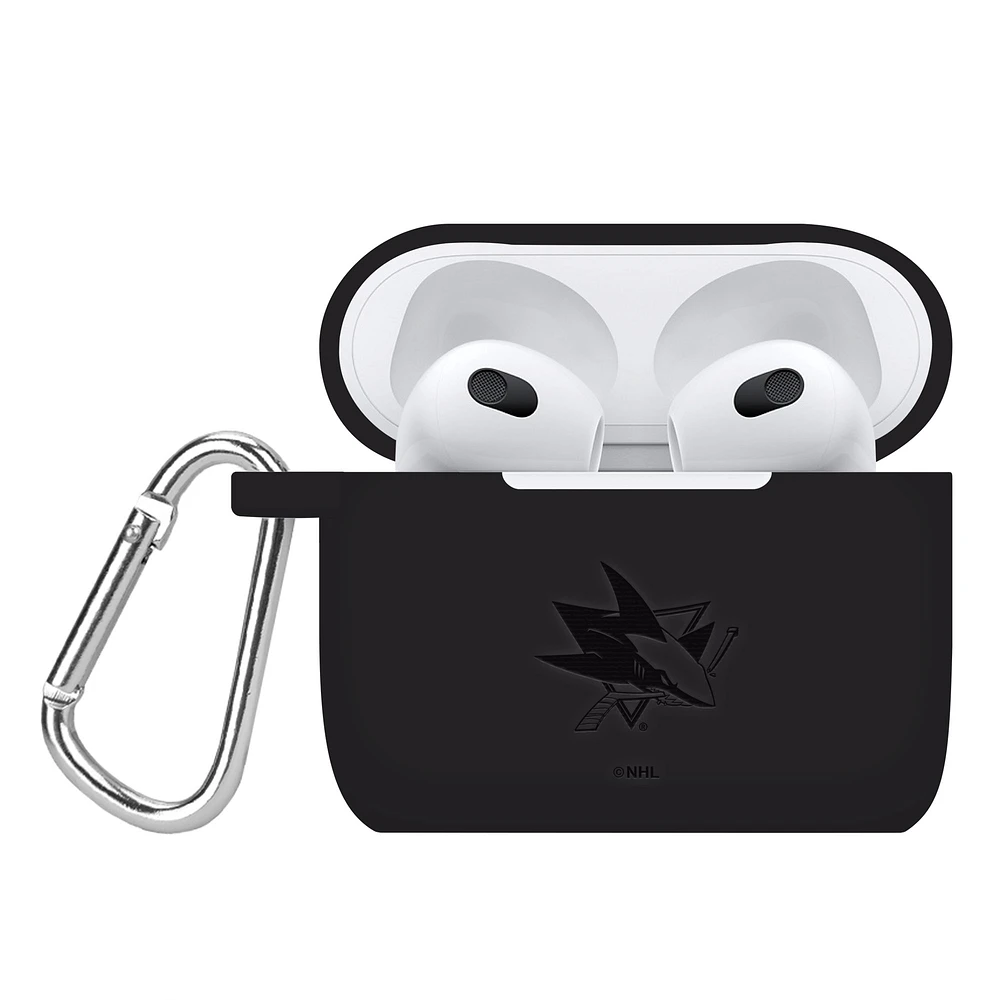 San Jose Sharks Debossed Silicone AirPods 3 Case Cover