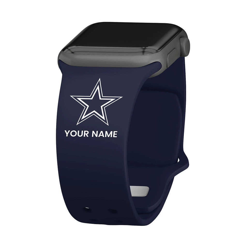 Dallas Cowboys 38/40/41mm Personalized Silicone Apple Watch Band