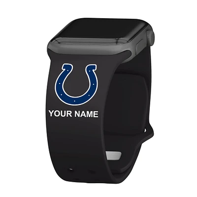 Indianapolis Colts 38/40/41mm Personalized Silicone Apple Watch Band