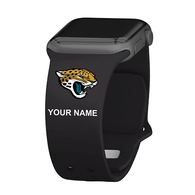 Jacksonville Jaguars 38/40/41mm Personalized Silicone Apple Watch Band