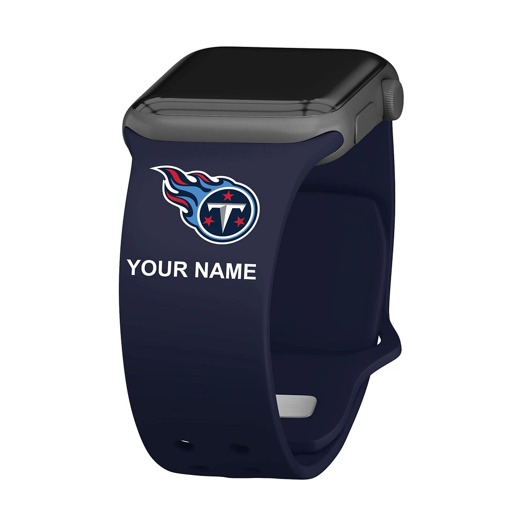 Tennessee Titans 38/40/41mm Personalized Silicone Apple Watch Band