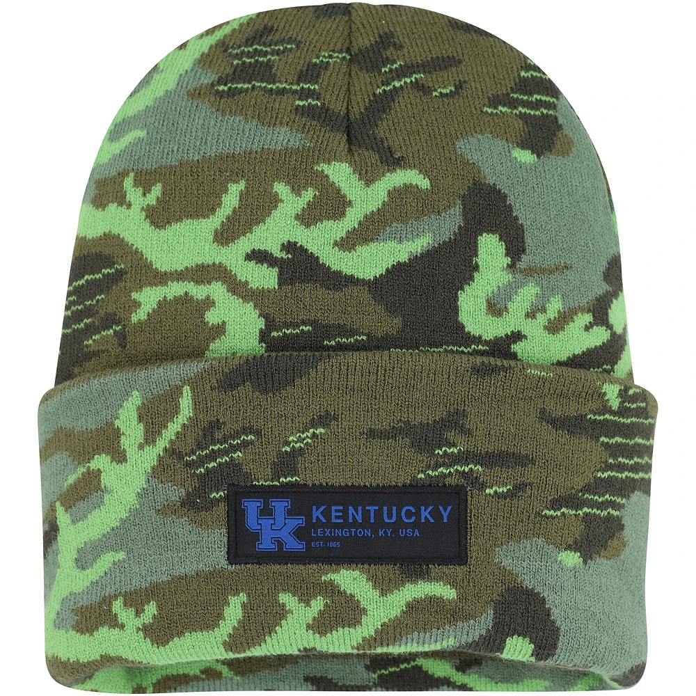 Men's Nike Camo Kentucky Wildcats Veterans Day Cuffed Knit Hat