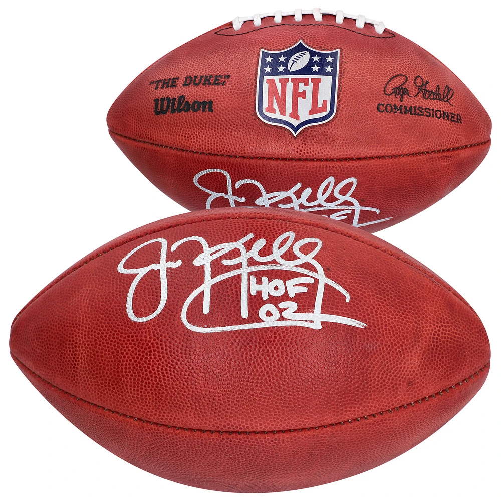 Jim Kelly Buffalo Bills Autographed Wilson Duke Full Color Pro Football with ''HOF 02'' Inscription