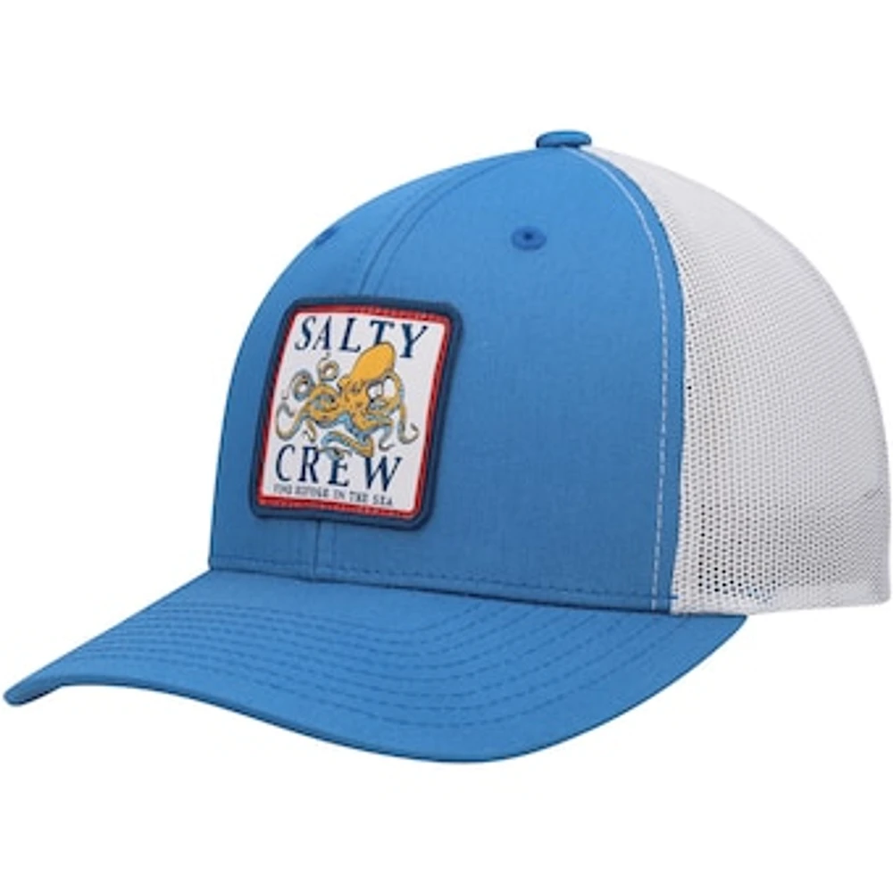 Men's Salty Crew Blue Ink Slinger Retro Trucker Snapback Hat