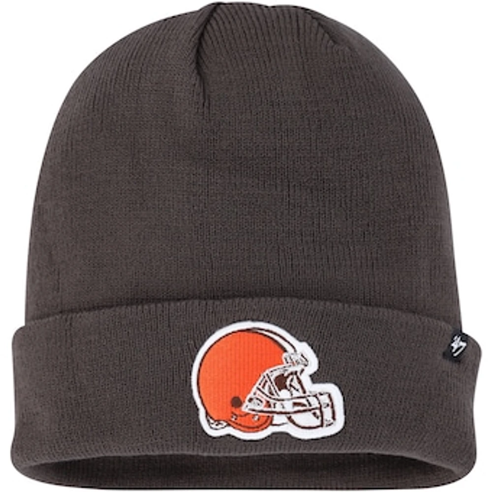 Men's '47 Charcoal Cleveland Browns Secondary Cuffed Knit Hat