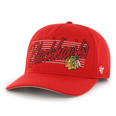 Men's '47 Red Chicago Blackhawks Marquee Hitch Snapback Hat