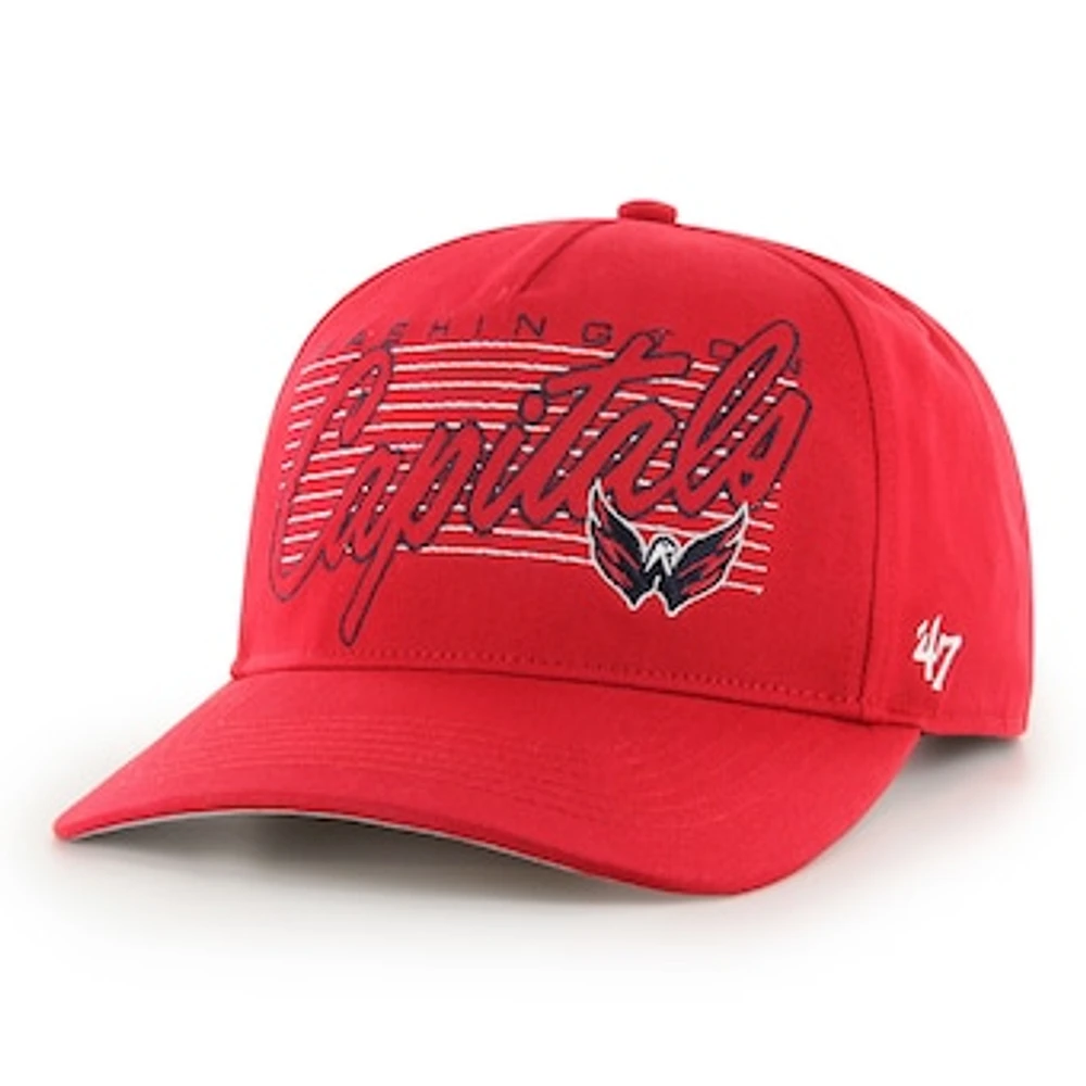Men's '47 Red Washington Capitals Marquee Hitch Snapback Hat