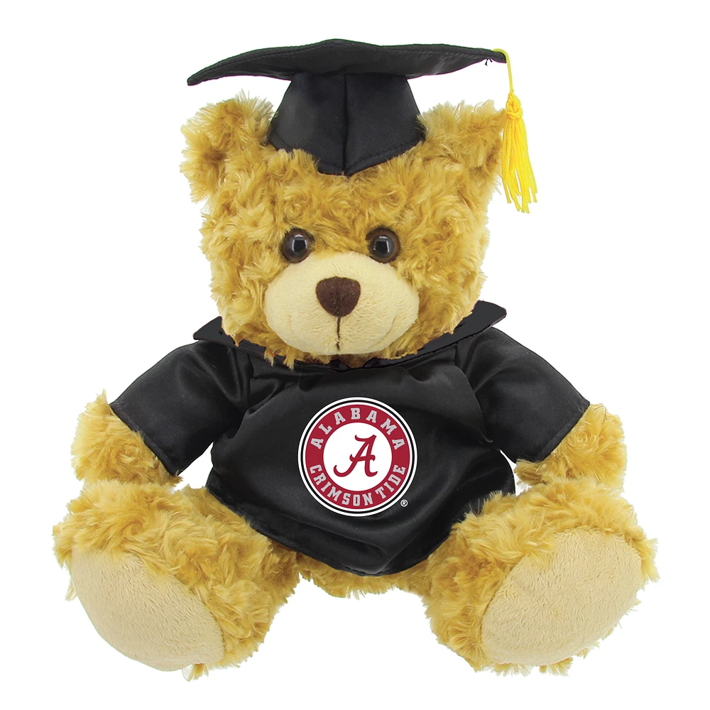 Crimson/Brown Alabama Crimson Tide 12'' Graduation Plush Bear