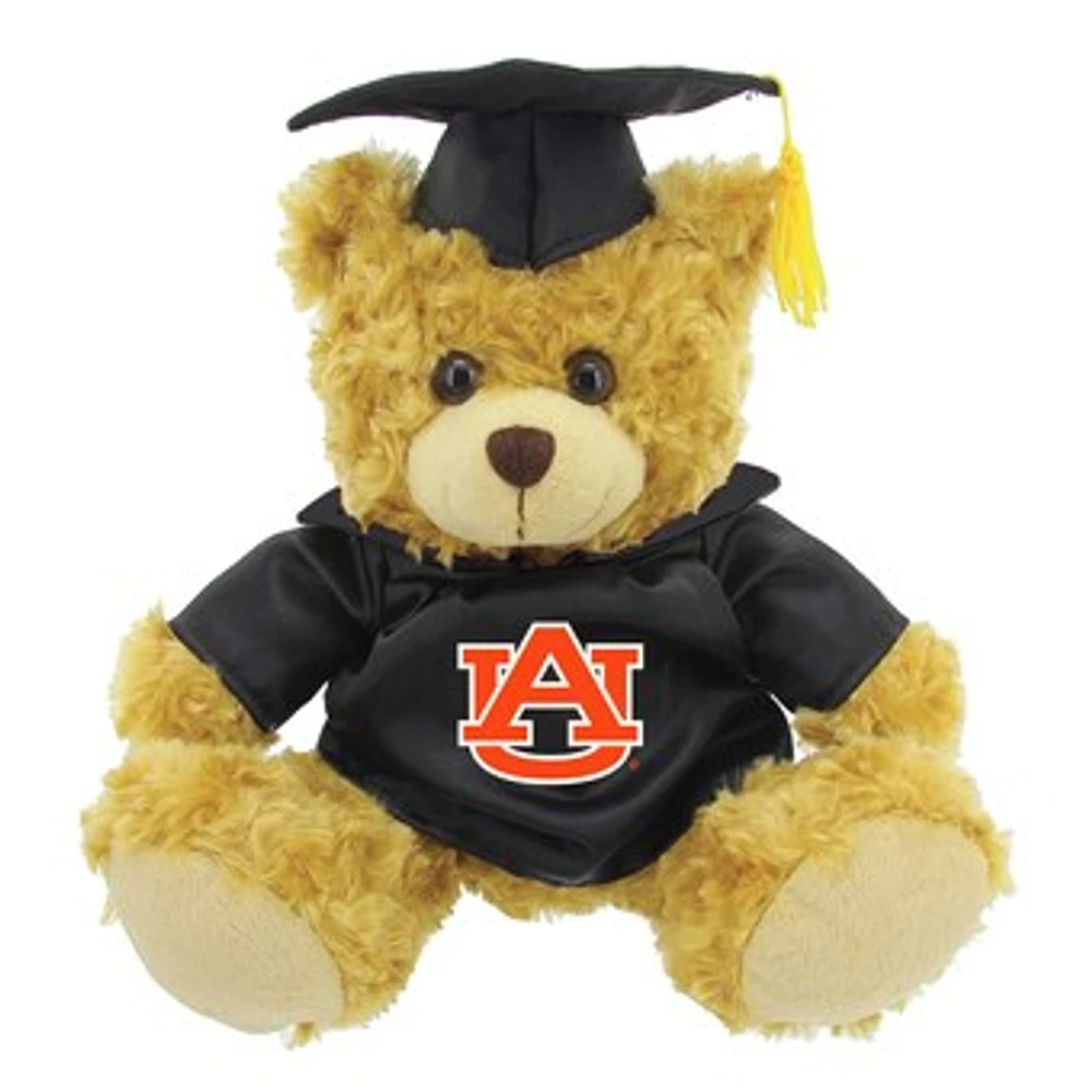 Navy/Brown Auburn Tigers 12'' Graduation Plush Bear