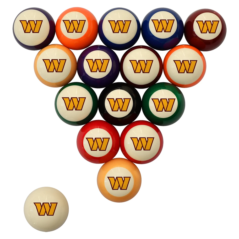 Imperial Washington Commanders Retro Billiard Ball Set
