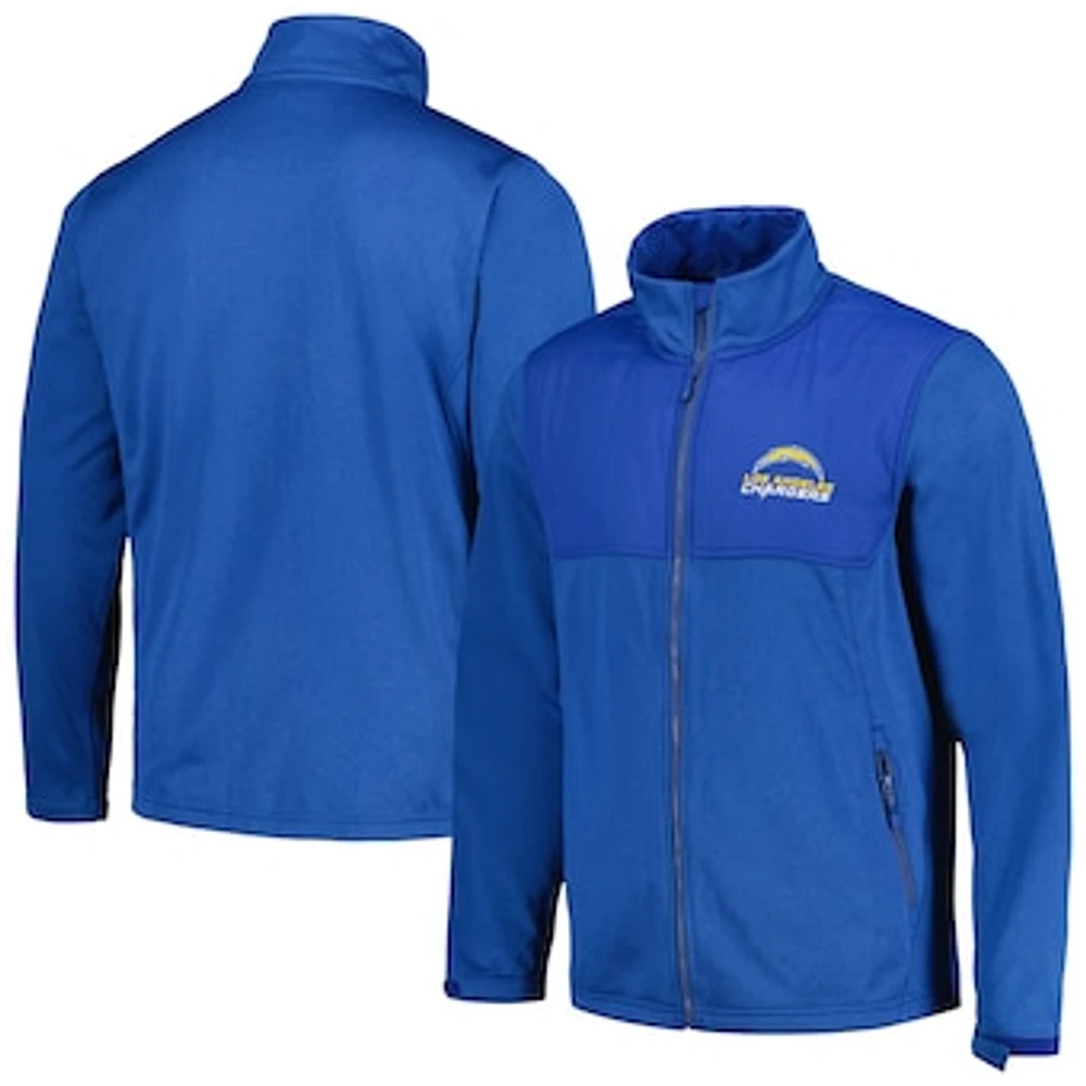 Men's Dunbrooke Powder Blue Los Angeles Chargers Explorer Tech Full-Zip Jacket