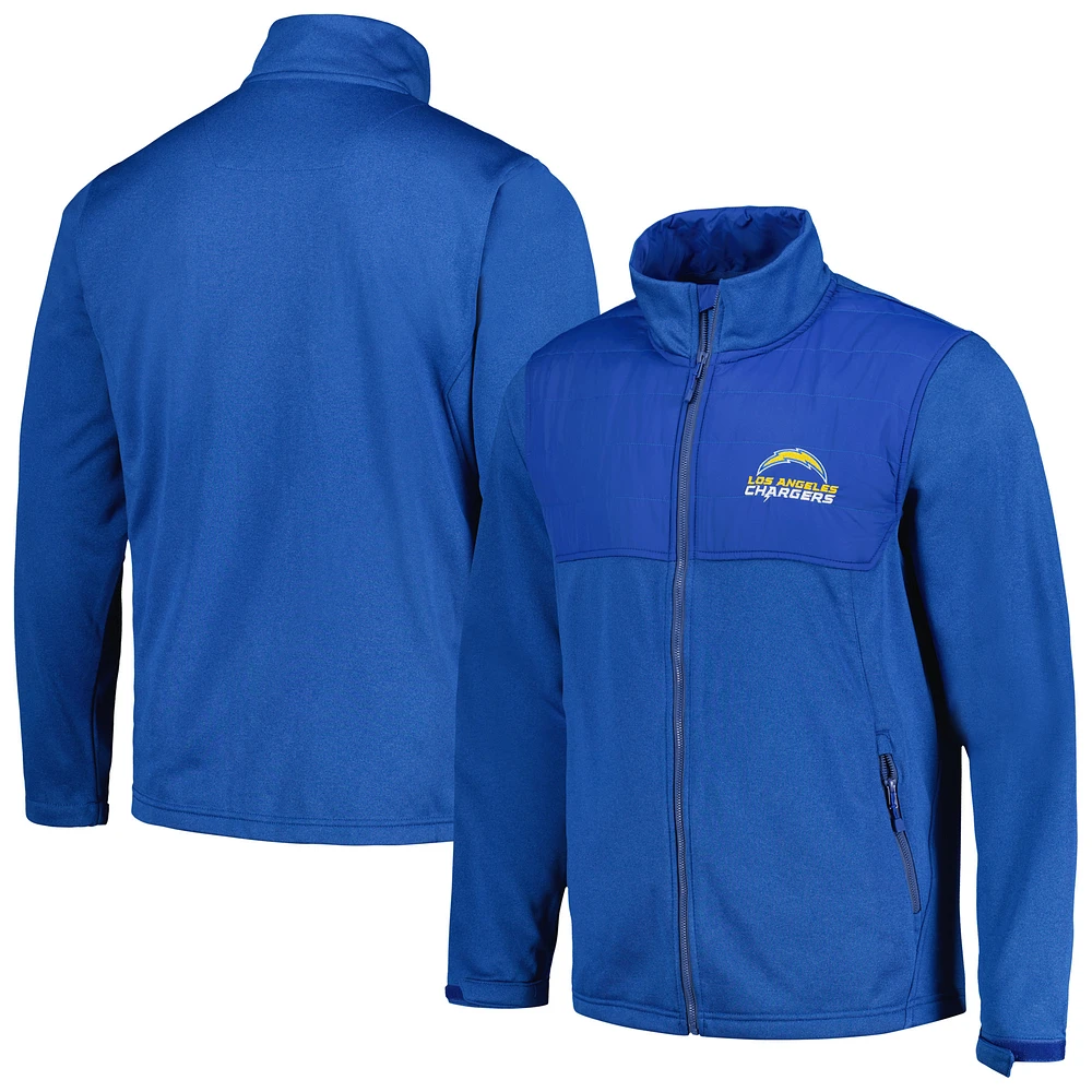 Men's Dunbrooke Powder Blue Los Angeles Chargers Explorer Tech Full-Zip Jacket