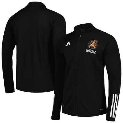 Men's adidas Black Atlanta United FC 2023 On-Field AEROREADY Full-Zip Training Top